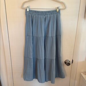 Harper By Block Blue Tiered Women's Skirt